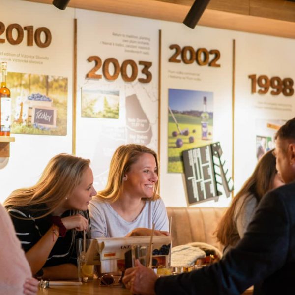 Posezení s přáteli v baru